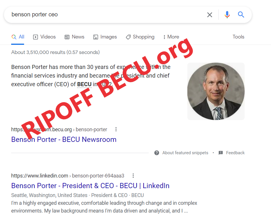 BECU CEO Benson Porter